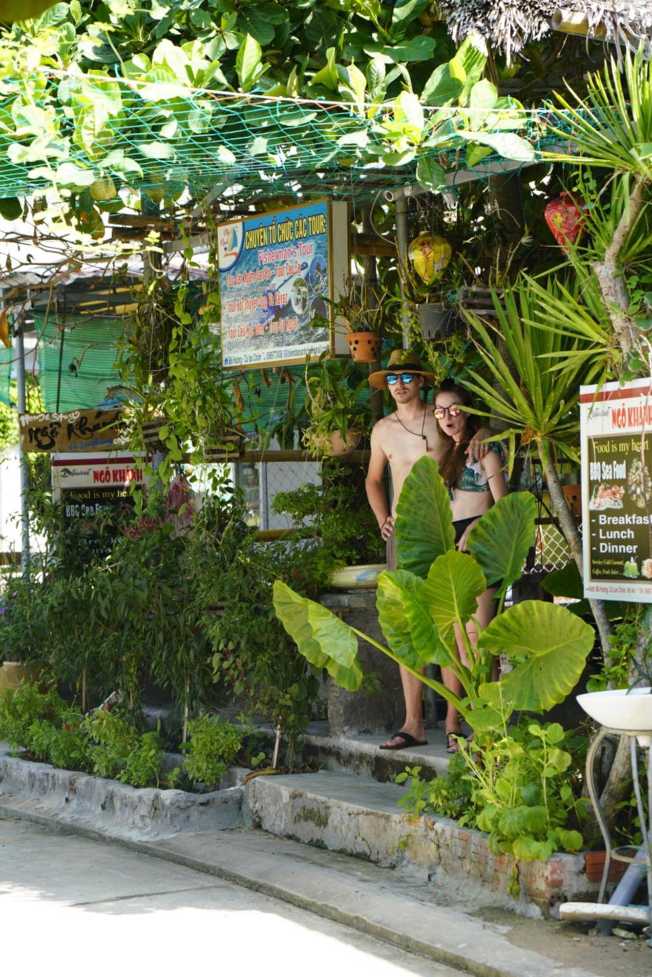 Ngo Khanh Homestay Tân Hiệ Kültér fotó